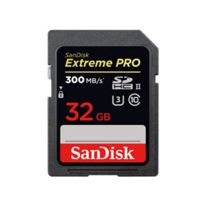 SanDisk SDHC ExtremePro 300MBs UHS II U3 32GB