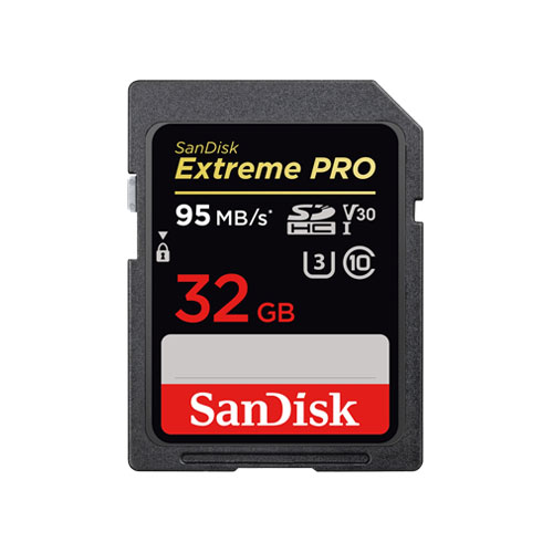 SanDisk SDHC ExtremePro 95MBs V30 U3 UHS I 32GB