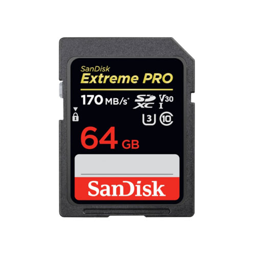 SanDisk SDXC Extreme PRO V30 UHS-I 64GB